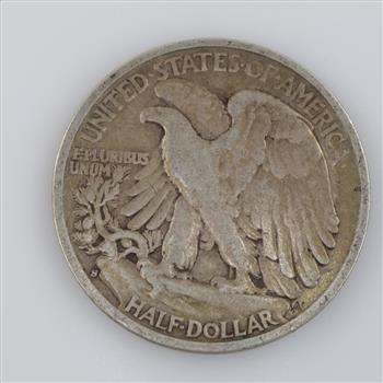 1944-S US Walking Liberty Silver Half Dollar