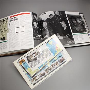 1945 WWII Victory At Last Hardbound Stamp Book