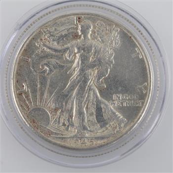 1945-S Walking Liberty Silver Half Dollar