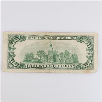 1950 US Federal Reserve $100 Note