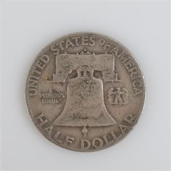 1950-D Franklin Silver Half Dollar