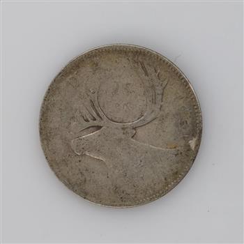 1951 Canadian Silver 25 Cents
