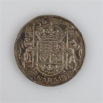 1952 Canadian Silver 50 Cents