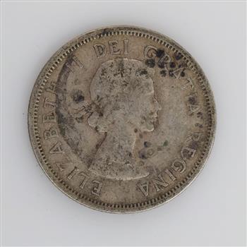 1953 Canadian Silver 25 Cents