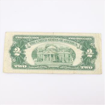 1953 US Two Dollar Federal Reserve Note Red Seal