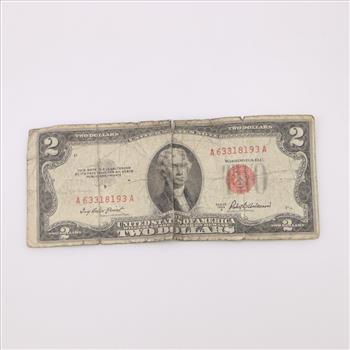 1953-A US Note 2 Dollars