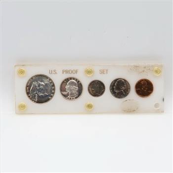 1954 US Proof Set - Including 3 Silver Coins