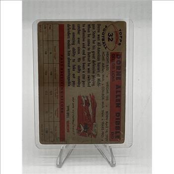 1956 Topps Dorne Dibble #32