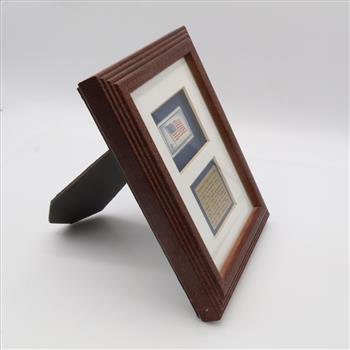 1957 Old Glory 48-Star Flag 4 Cent Stamp, In A Frame