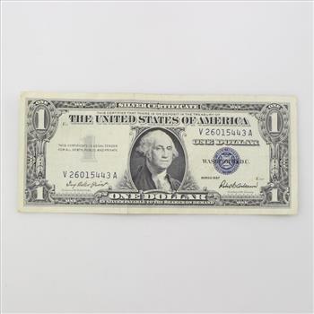 1957 One Dollar Silver Certificate