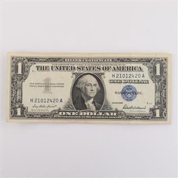 1957 US  Silver Certificate $1