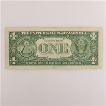 1957 US Silver Certificate 1 Dollar Bill