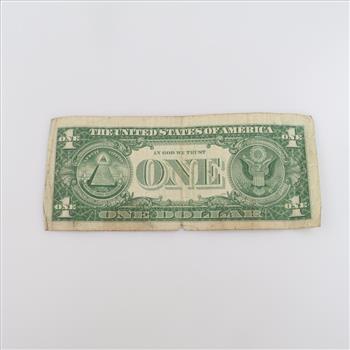 1957-B US Silver Certificate One Dollar Star Note