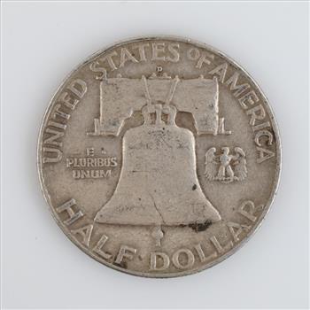 1958-D Franklin Silver Half Dollar