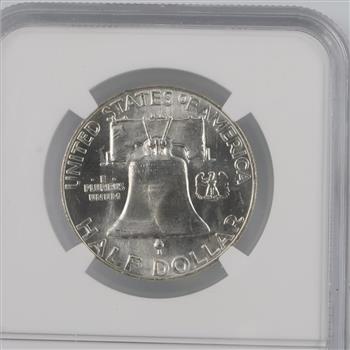 1959 MS64 FBL Franklin Silver Half Dollar NGC Graded