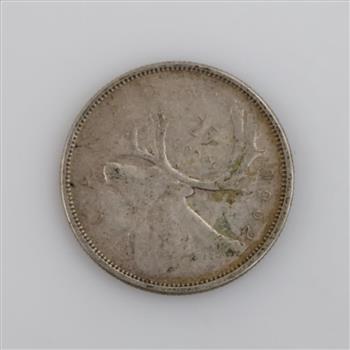 1962 Canadian Silver 25 Cents