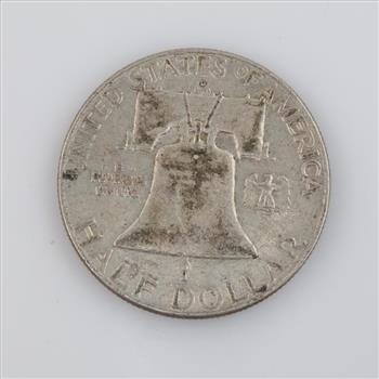 1962-D US Franklin Silver Half Dollar