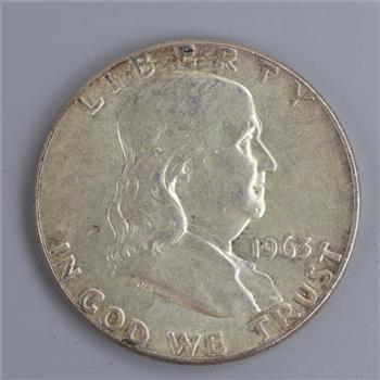 1963 Franklin Silver Half Dollar