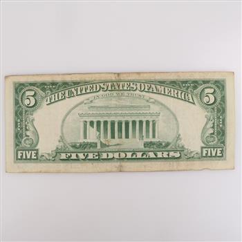 1963 US Note Five Dollars