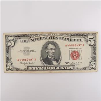 1963 US Note Five Dollars