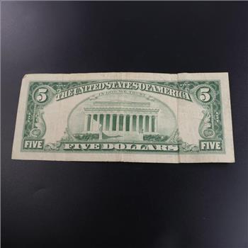 1963 US Note Five Dollars Red Seal