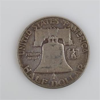 1963-D US Silver Franklin Half Dollar