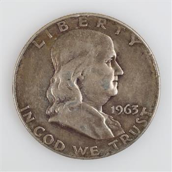 1963-D US Silver Franklin Half Dollar