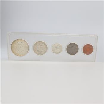 1964 US Coin Set, Including 3 Silver Coins