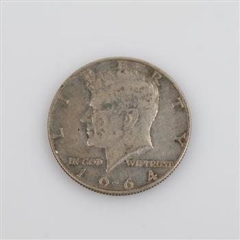 1964-D US Kennedy Silver Half Dollar