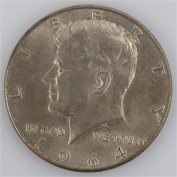 1964-D US Kennedy Silver Half Dollar