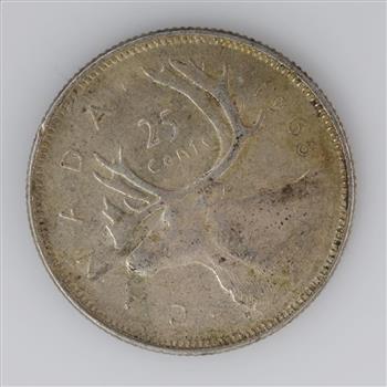 1965 Canadian Silver 25 Cents