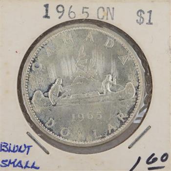 1965 Canadian Silver Dollar