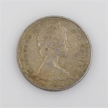1966 Canadian Silver 25 Cents