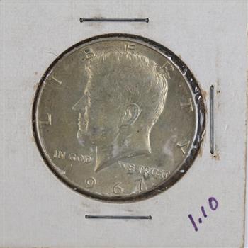 1967 Kennedy Silver-clad Half Dollar
