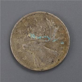 1968 Canadian Silver 25 Cents