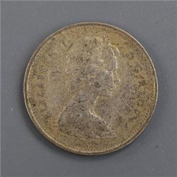 1968 Canadian Silver 25 Cents