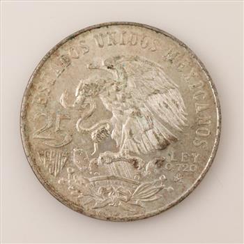 1968 Mexican Olympics 25 Silver Pesos