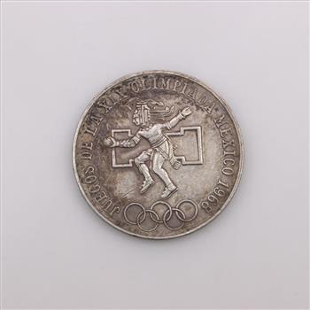 1968 Mexican Olympics Silver 25 Pesos