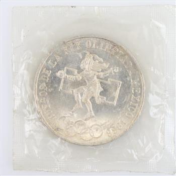 1968 Mexico Olympic Silver 25 Pesos