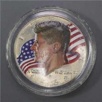 1968-D Colorized Kennedy Half Dollar
