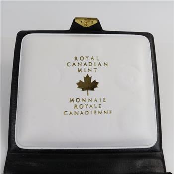 1971 Canadian Coin In Case, 7 Coins