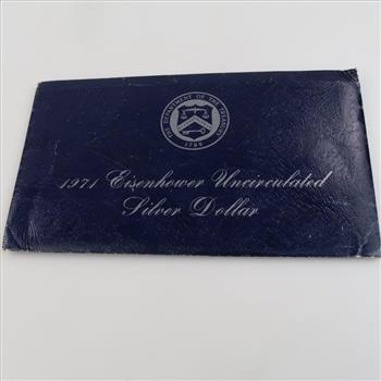 1971 US Eisenhower Uncirculated Silver Dollar