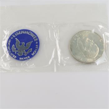 1971 US Eisenhower Uncirculated Silver Dollar