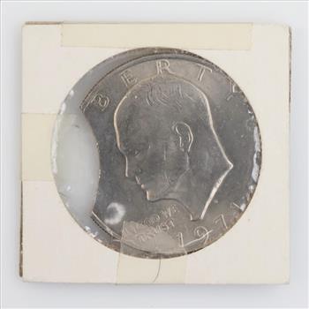 1971-D Eisenhower Chipped Edge - Error One Dollar Coin