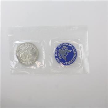 1972 Eisenhower Uncirculated Silver Dollar