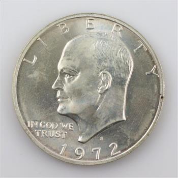 1972-S Eisenhower Silver-Clad Dollar