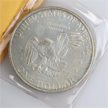 1972-S Eisenhower Silver-clad One Dollar