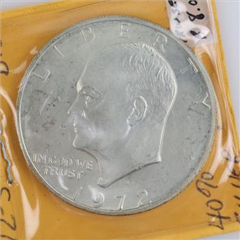 1972-S Eisenhower Silver-clad One Dollar