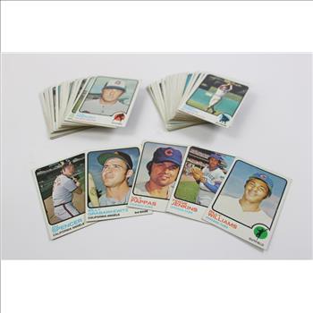 1973 Topps Baseball Trading Cards - 200+ Trading Cards