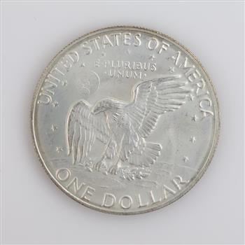 1973-S Eisenhower Silver-clad One Dollar